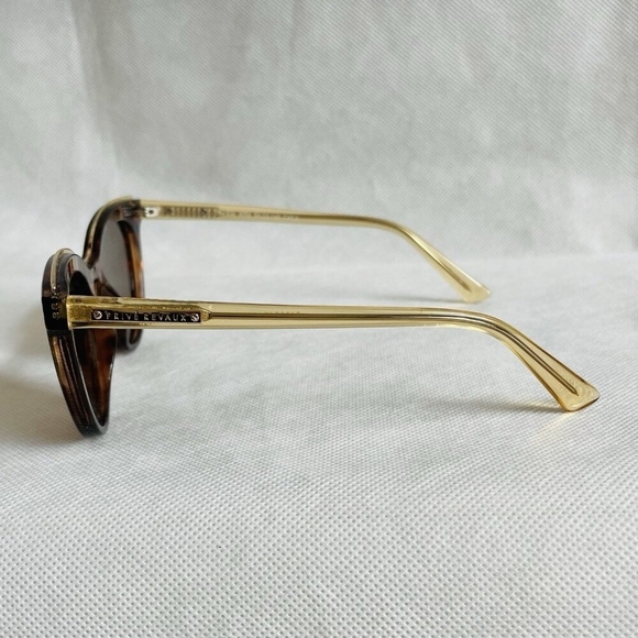 Prive Revaux The Kiki Tortoise Shell Brown Polarized Sunglasses Case Cloth - Picture 14 of 16